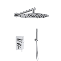 Kit monomando ducha empotrado 2-vías ODISEA cromo - K3915122 - Ramón Soler