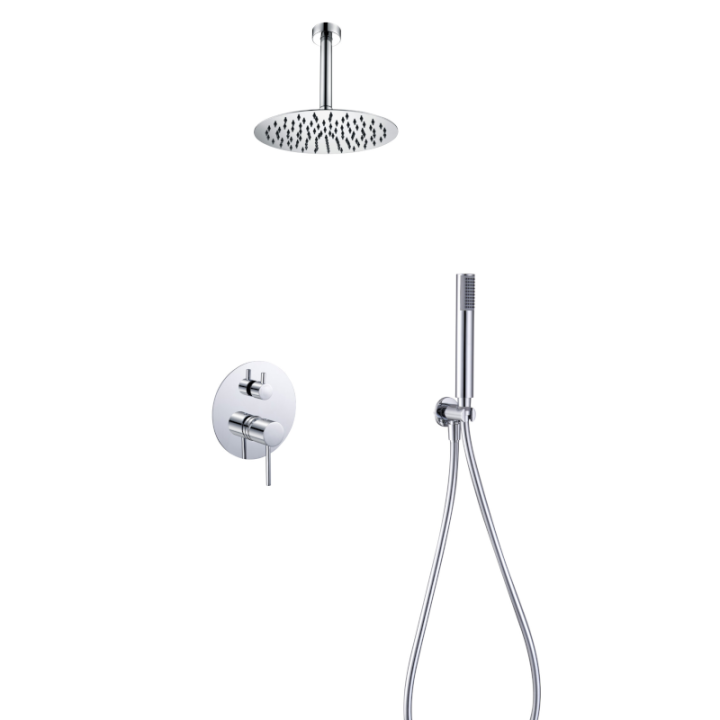 Kit monomando ducha empotrado 2-vías TÍVOLI cromo - GPT039 1