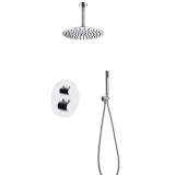 Kit termostático ducha empotrado 2-vías TÍVOLI cromo - GTT039 1