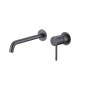 Monomando lavabo empotrado MONZA black gun metal - GLM039/BGM