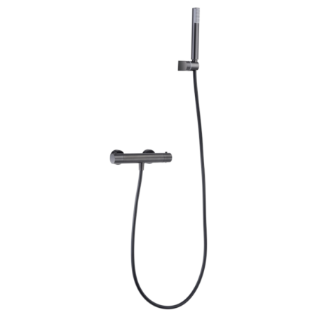 Termostático ducha MONZA black gun metal - BTM039-5BGM - Imex