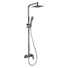 Conjunto monomando ducha PISA black gun metal - BDP048/BGM 1