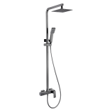 Conjunto monomando ducha PISA black gun metal - BDP048/BGM 1