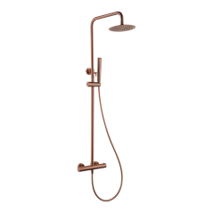 Conjunto termostático ducha NAPOLES oro rosa cepillado - BTN047/ORC - Imex