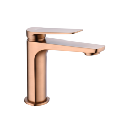 Monomando lavabo NAPOLES oro rosa cepillado - BDN047-1ORC - Imex