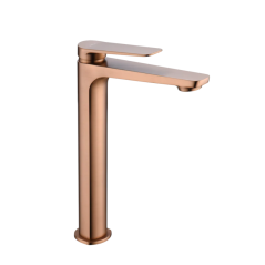 Monomando lavabo alto NAPOLES oro rosa cepillado - BDN047-3ORC