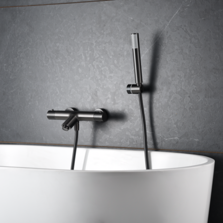 Termostático baño-ducha GENOVA black gun metal - BTG053-4BGM - Imex