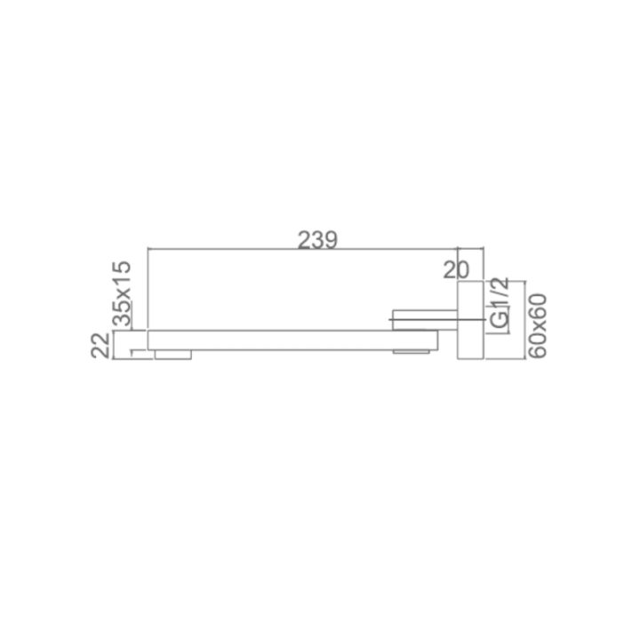 Caño plegable IMEX negro mate - CBP001/NG 2