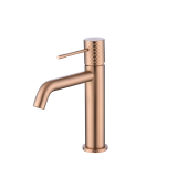 Monomando lavabo GENOVA oro rosa cepillado - BDG053-1ORC 1