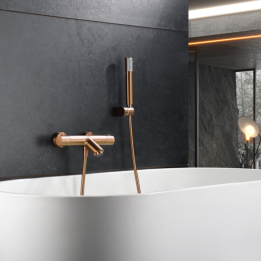 Termostático baño-ducha GENOVA oro rosa cepillado - BTG053-4ORC 1