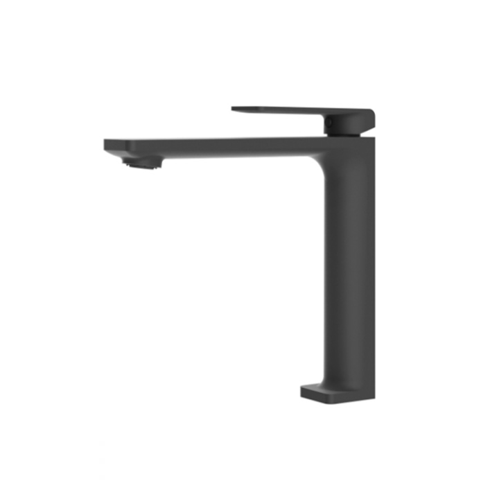 Monomando lavabo alto +5cm FIYI negro mate- BDF016-5NG 1