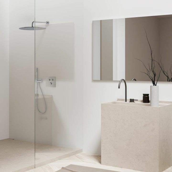 Termostático ducha empotrado 2-vías RS SMART cromo - 85T201S 3