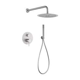 Kit monomando ducha empotrado 2-vías MONZA níquel cepillado - GPM039/NQ 1