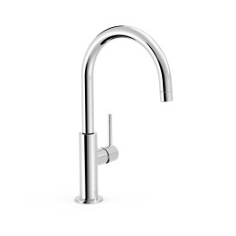 Monomando lavabo alto maneta lateral STUDY-TRES cromo - 26290402 1