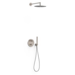 Kit termostático ducha empotrado 2-vías MONTBLANC-TRES THERM-BOX acero - 28335002AC 1