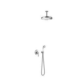 Kit monomando ducha empotrado 2-vías TRES-CLASIC cromo - 24218004 1