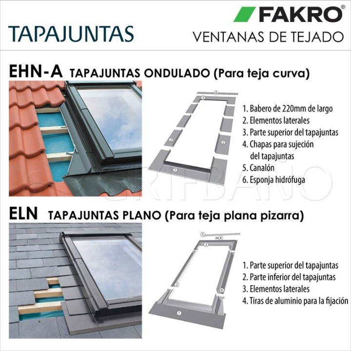 Ventana para tejado giratoria FAKRO PTP-V PVC 8