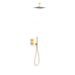 Kit termostático ducha empotrado 2-vías THERM-BOX oro mate - 00635003OM 1
