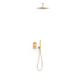 Kit termostático ducha empotrado 2-vías THERM-BOX oro mate - 21135003OM 1