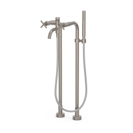 Bimando baño-ducha a suelo MONTBLANC-TRES acero - 28319401AC 1