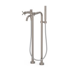 Bimando baño-ducha a suelo MONTBLANC-TRES acero - 28319401AC - Tres