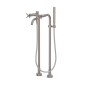 Bimando baño-ducha a suelo MONTBLANC-TRES acero - 28319401AC