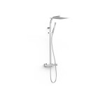 Conjunto termostático ducha OVER-WALL cromo - 19039308 1