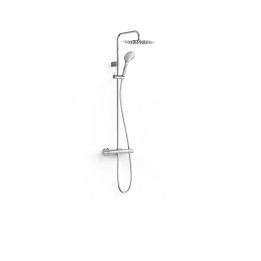 Conjunto termostático ducha OVER-WALL cromo - 19039314 1