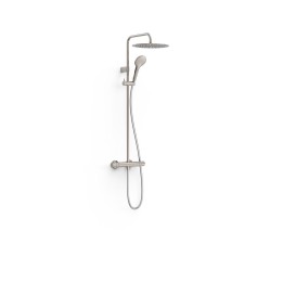 Conjunto termostático ducha OVER-WALL acero - 19039314AC 1