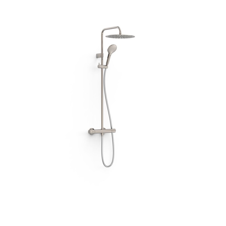 Conjunto termostático ducha OVER-WALL acero - 19039314AC 1