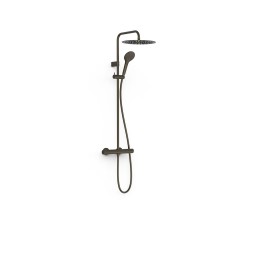 Conjunto termostático ducha OVER-WALL negro bronce - 19039314KMB 1