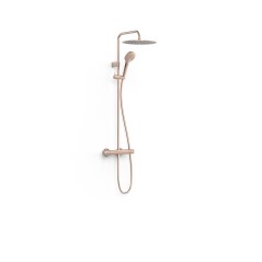 Conjunto termostático ducha OVER-WALL oro rosa mate - 19039314OPM - Tres