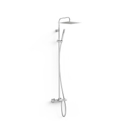 Conjunto termostático baño-ducha OVER-WALL cromo - 19031215 1