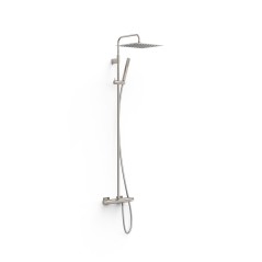 Conjunto termostático baño-ducha OVER-WALL acero - 19031215AC - Tres
