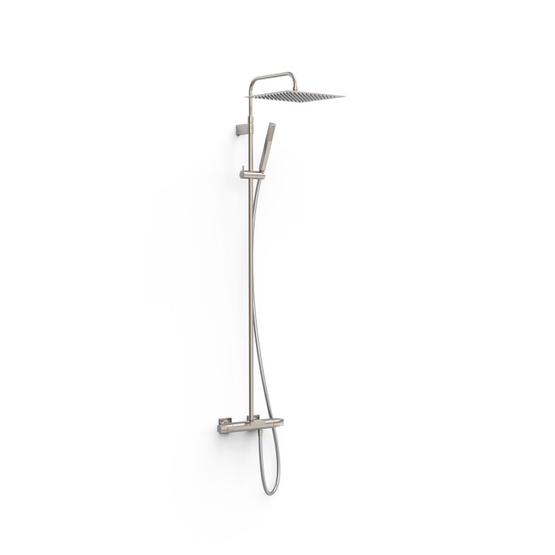 Conjunto termostático baño-ducha OVER-WALL acero - 19031215AC