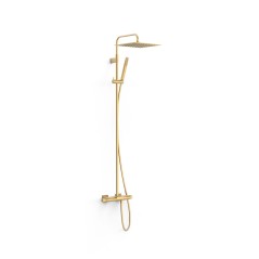 Conjunto termostático baño-ducha OVER-WALL oro mate - 19031215OM - Tres