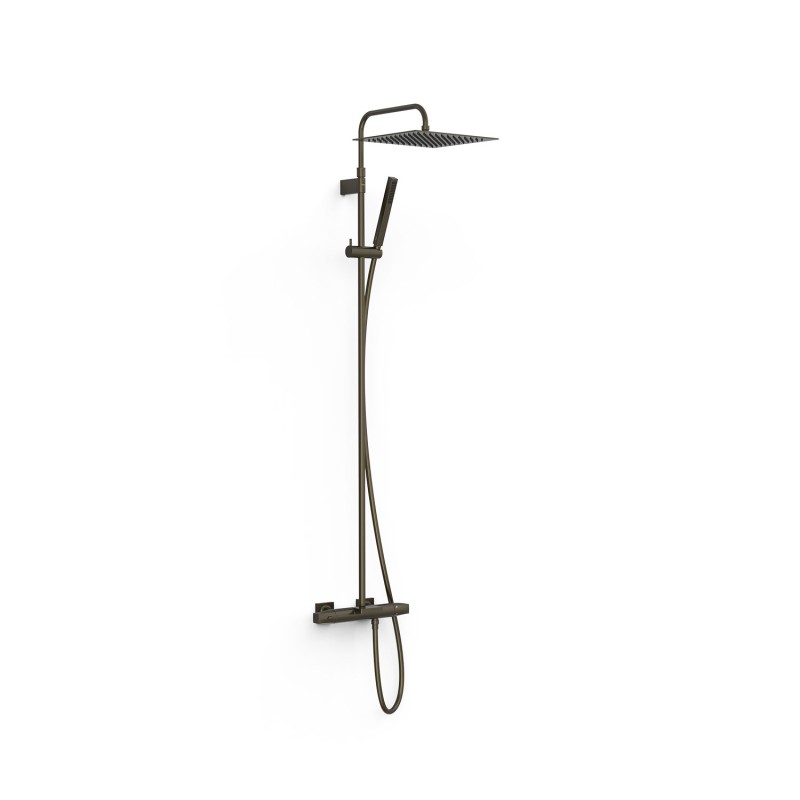 Conjunto termostático baño-ducha OVER-WALL negro bronce - 19031215KMB