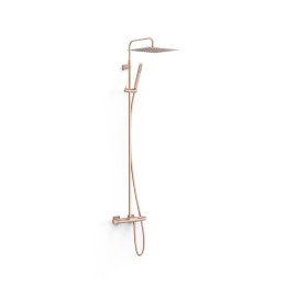 Conjunto termostático baño-ducha OVER-WALL oro rosa mate - 19031215OPM 1
