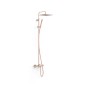Conjunto termostático baño-ducha OVER-WALL oro rosa mate - 19031215OPM
