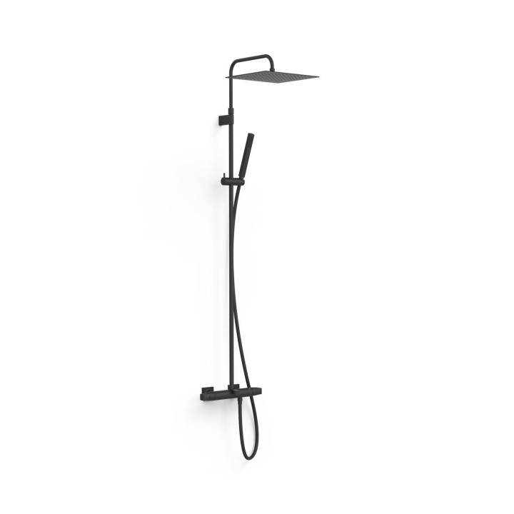 Conjunto termostático baño-ducha OVER-WALL negro mate - 19031205NM 1