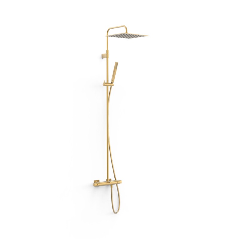 Conjunto termostático baño-ducha OVER-WALL oro mate - 19031205OM