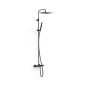 Conjunto termostático baño-ducha OVER-WALL negro bronce - 19031205KMB