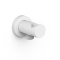Soporte ducha con toma TRES blanco mate - 26118221BM