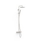Conjunto termostático baño-ducha OVER-WALL acero - 19031212AC