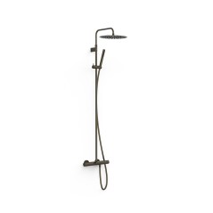 Conjunto termostático baño-ducha OVER-WALL negro bronce - 19031212KMB - Tres