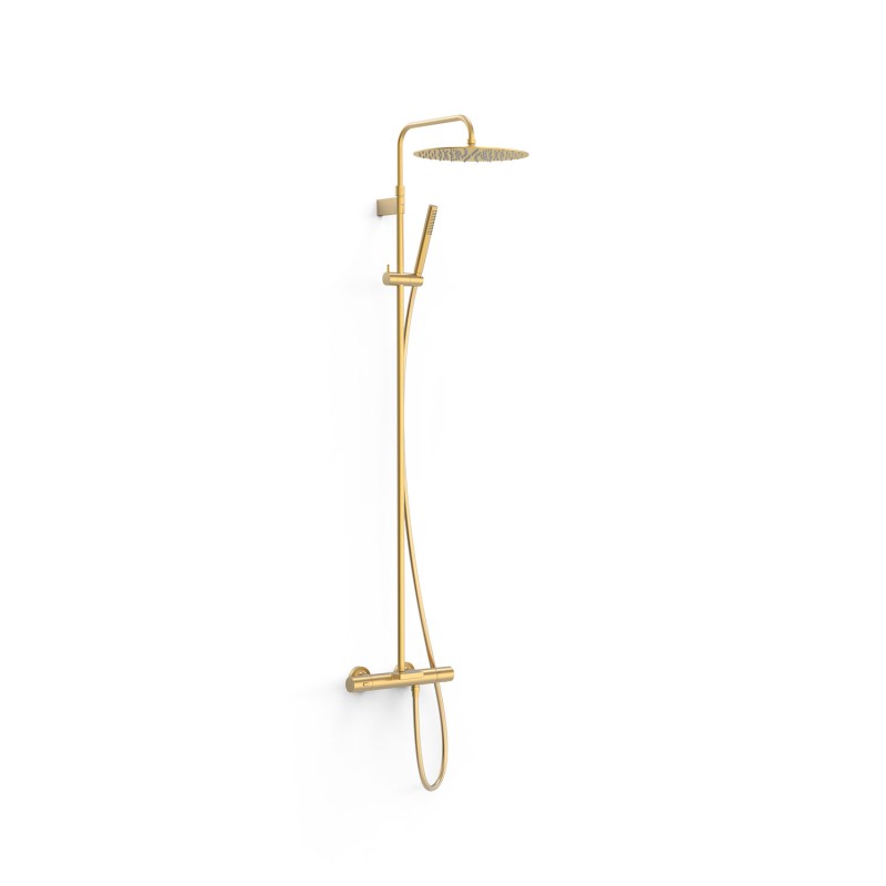 Conjunto termostático baño-ducha OVER-WALL oro mate - 19031212OM