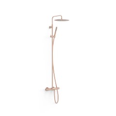 Conjunto termostático baño-ducha OVER-WALL oro rosa mate - 19031212OPM - Tres