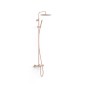 Conjunto termostático baño-ducha OVER-WALL oro rosa mate - 19031212OPM