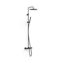 Conjunto termostático baño-ducha OVER-WALL negro mate - 19031202NM 1