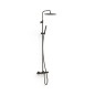 Conjunto termostático baño-ducha OVER-WALL negro bronce - 19031202KMB